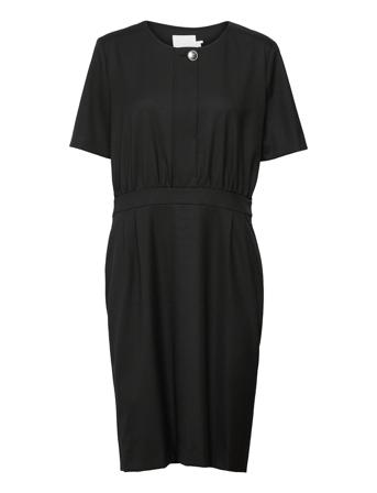 Sydneykb Placket Dress Black Karen By Simonsen