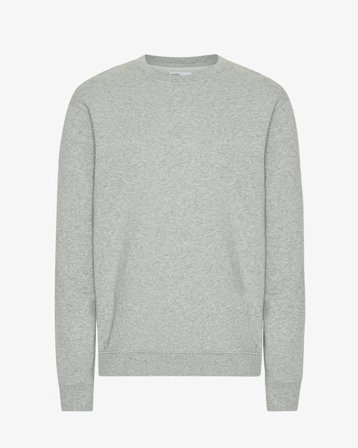 Classic Organic Crew - Heather Grey - Male - XL - Sustainable material - Ethical production