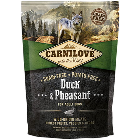 Carnilove - Adult All Breed Duck & Pheasant 12 kg - Hund - Hundefôr & hundemat - Tørrfôr for hund - ZOO.no