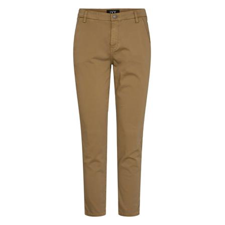 IVY Copenhagen Karmay Chino Broek , Bruin , Dames , Maat: W24 L30