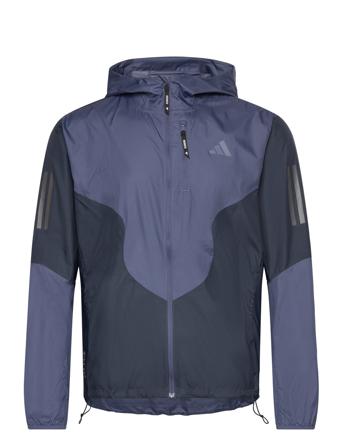 Own The Run Aeroready Jacket Sport Sport Clothing Sport Outerwear Sport Jackets Sport Training Jackets Blue Adidas Performance