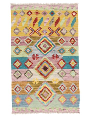 Tessuto A Mano Kilim Berber Style Tappeto 80X130 Piccolo