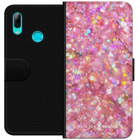 Kompatibel Tegnebogsetui til Huawei Huawei P smart 2019 Cactus and Friends – PinkGlitter