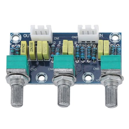 3-kanals forforstærkermodul toningplade til lyd XH2.54 3P-stik