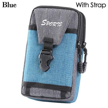 Tactical Molle Pouches Liten lomme BLÅ MED REIM MED REMM