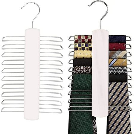 2 stk. Beltehengere, Slipsholderhengere, Tre Slipskrok, 20