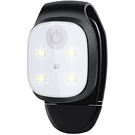 Hodelykt Hodelampe Hodelykt Utendørs Natt Klips På Løping Lys Reflekterende Usb Oppladbar Led Lys Løpeutstyr Plast Sikkerhetslys For Løper