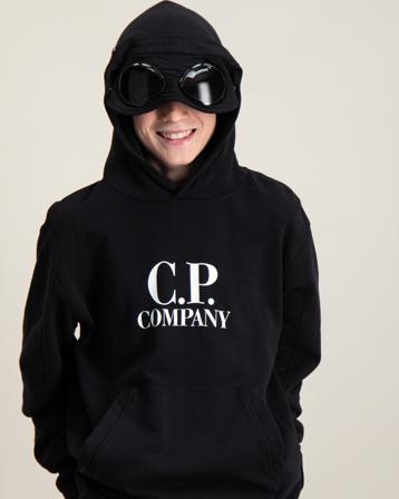 C.P. Company SWEATSHIRT W/HOOD Schwarz Hoodies/Kapuzenpullover Jungen - Kidsbrandstore