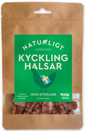 Naturligt Hundtugg Kycklinghalsar 150 g 0 - Naturligt Hundtugg