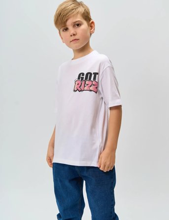 The New Tnregan Os S_S Tee - White - 122/128