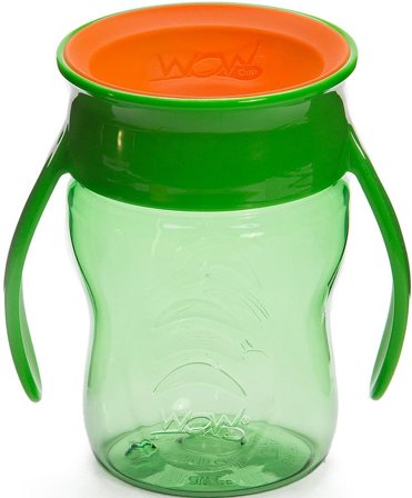 WOW CUP Drikke kop Baby Green, Børn & Forældre, Service, Kopper Og Drikkedunke