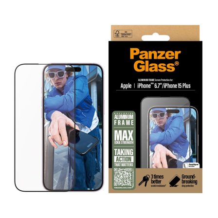 PanzerGlass ALUMINIUM FRAME IPHONE 16 PLUS UWF ACCS