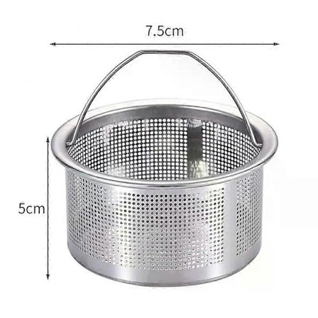 Diskho Avloppssil Bassäng Avloppspropp Rostfritt Stål Diskbänk Avfallsplugg Filter Anti-igensättnings Golvbrunn Kökstillbehör