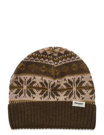 Jacquard Beanie Accessories Headwear Beanies Grønn Bergans