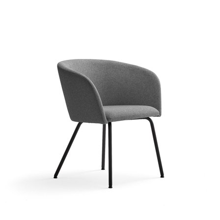 Chair JOY, black, grey/light grey