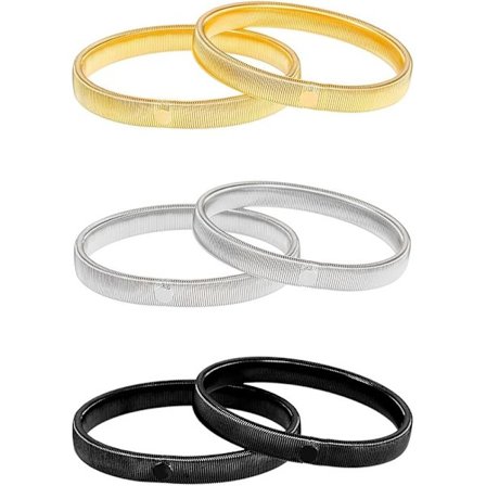 3 Par Armbåndsholdere Anti-Skrid Skjorteærmeholdere, ZQKLA