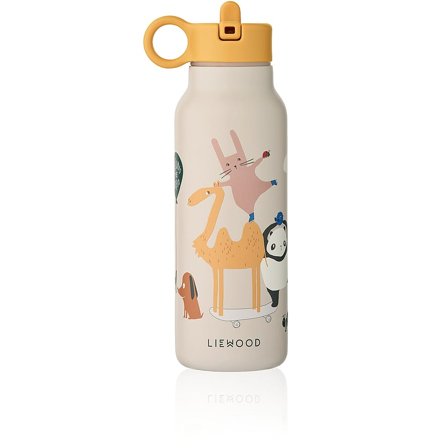 LIEWOOD Falk Vandflaske 350 ml Aroundtheworld / Sandy 350 ml, Børn & Forældre, Service, Termoflasker