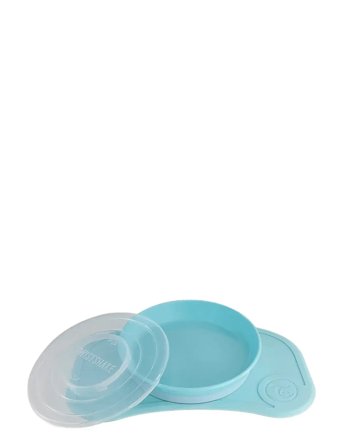 Twistshake Click-Mat Mini + Plate - Blue - ONE SIZE