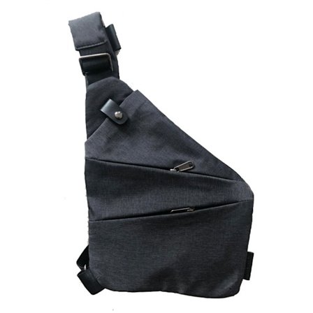 Polyester herre brysttaske, enkel skulder brysttaske,