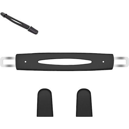 2 stk. bagagehåndtag, 9,1 tommer plastikhåndtag med 2 beslag