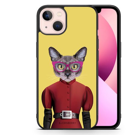 Bjornberry Skal iPhone 13 - Hipster Katt