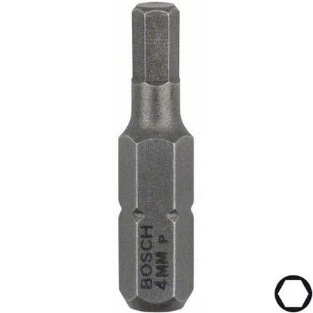 Bosch HEX Skruvbits HEX4 3-pack 25mm, Borra & mejsla