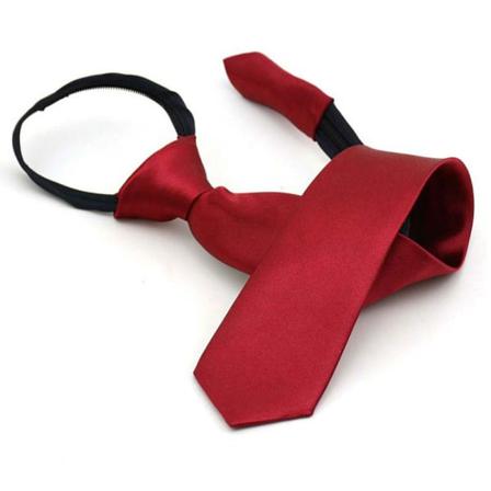 Slips Färdigknuten Enfärgad - Flera Färger Röd