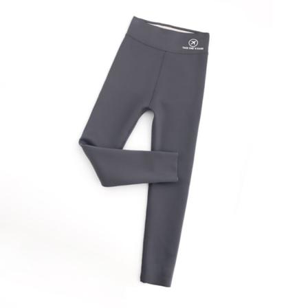 Barn Tjocka Plysch Skinny Byxor Elastisk Midja Vanliga Leggings