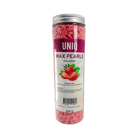 UNIQ Wax Pearls 400 g Strawberry, Skincare, Hårfjerning, Voks & Strips