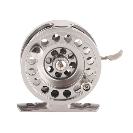 Isfiskerstang for utendørs bruk med metall, forhjul, høyrehendt snelle med bremsetilbehør 60