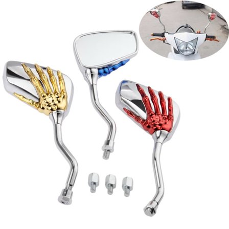 Motorsykkel tilbehør plating spøkelses hånd form motorsykkel modif