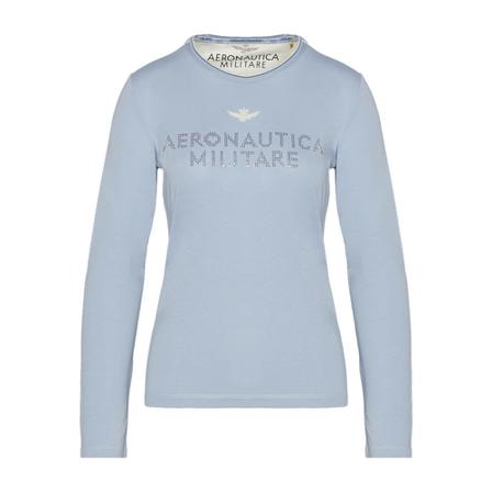 Aeronautica Militare, T-Shirts Blauw, Dames, Maat:S