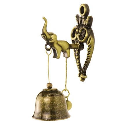 Hageklokke og dørhammer Dørklokke Hengende dørpynt Klokke Støpt