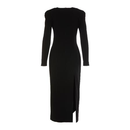 Versace Midi Kjole Sort, Dame