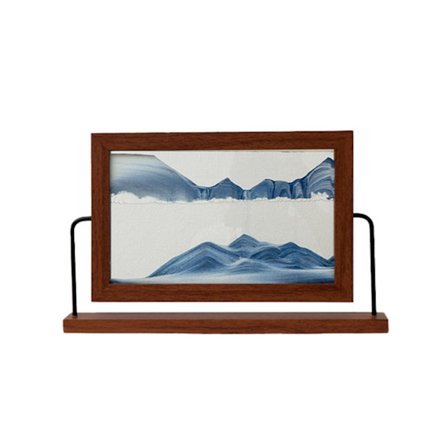 3D Bevægeligt Sandsyn Bevægelseskunst Flydende Sandbillede 3D Sandscape I Bevægelse Bevægeligt Sandramme