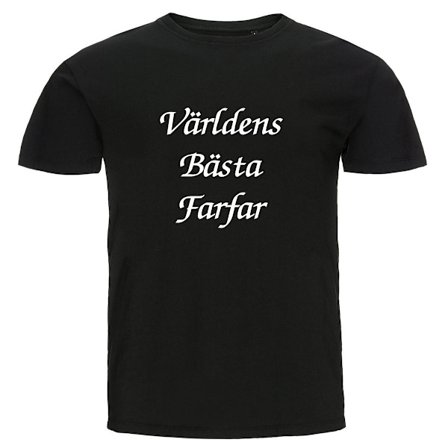 T-shirt - Världens bästa farfar