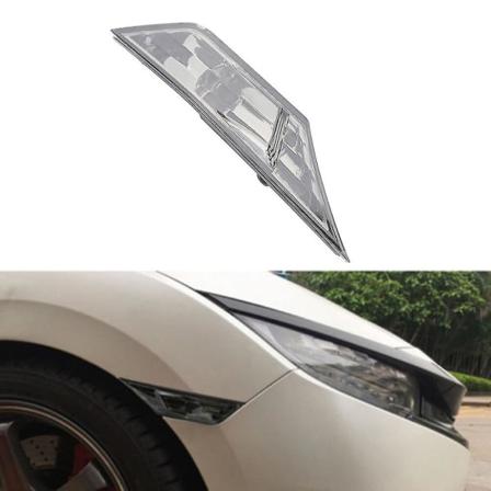 Savustetut sivuvalot Led-merkkivalot Honda Civic 2016-18 Uusi Right