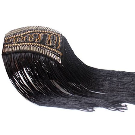 Axeldekorationer med fransar, tofsar, kedjor, axelprydnader med pärlor, punk-fransar, axelklaffar, märken, uniformstillbehör för kvinnor