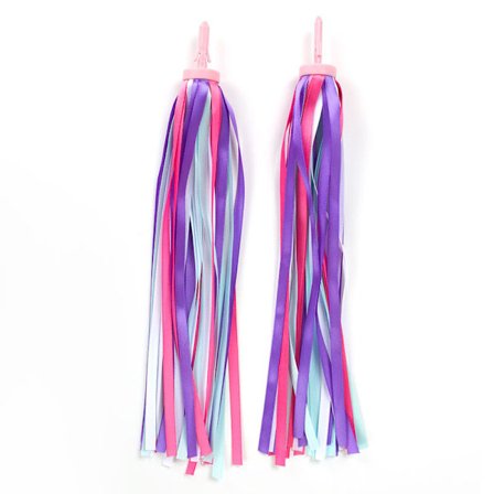 1 par barncykel tofsar skoter styre streamers