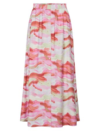 Yasarola Hw Maxi Skirt S. Skirts Maxi Skirts Pink YAS