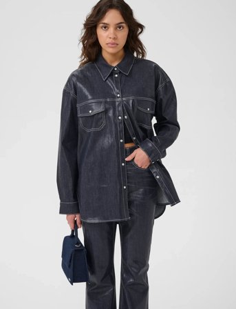 Gestuz Gzpiper Oz Shirt - Navy - 42