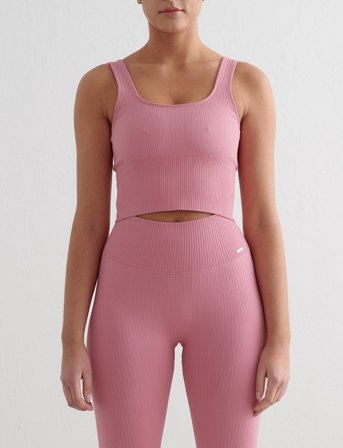 aim ́n Ribbed Seamless Shaping Bralette - Pink - M