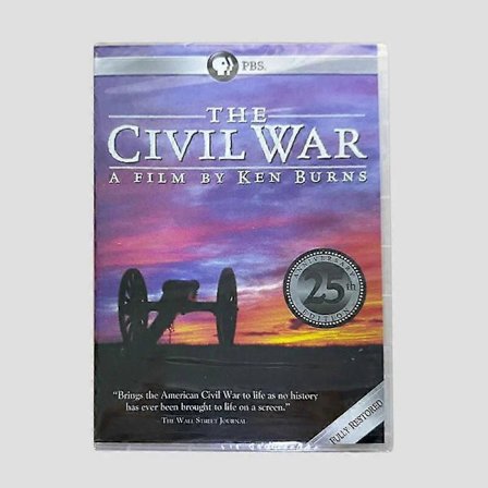 Ken Burns: The Civil War 25-årsjubileumsutgåva Engelsk Box Set Ny