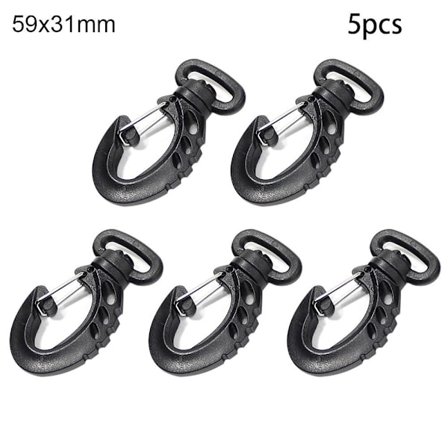 5st Hummerkarbinfjäder Quickdraws Clip 59X31MM - on stock