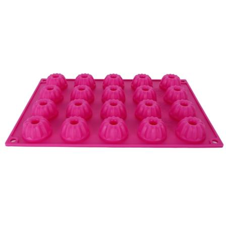 Rose Red Silikon Kakeform DIY Ikke-Klebbende Bakstform for Baking Kake