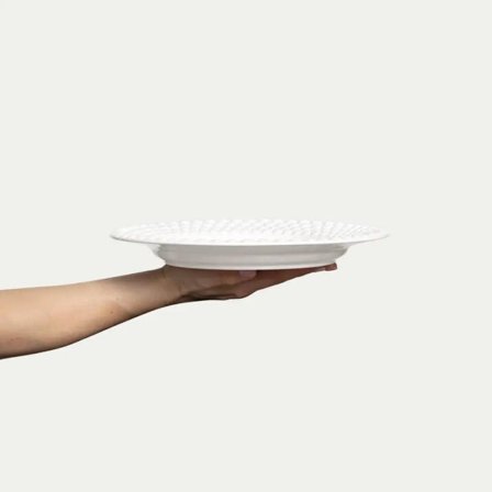 Mateus Bubbles Tallerken Hvit Ø28