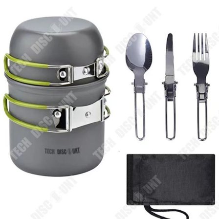 Köksredskap - TD - Portabel campingkök - 1-2 personer - Aluminiumlegering - Ultra-lätt