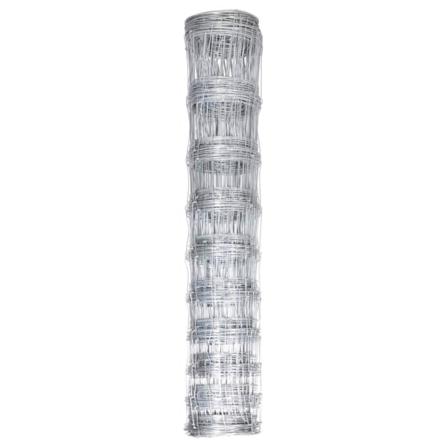 Vidaxl Fårstängsel Galvaniserat Stål 50x1,5 M Silver Silver