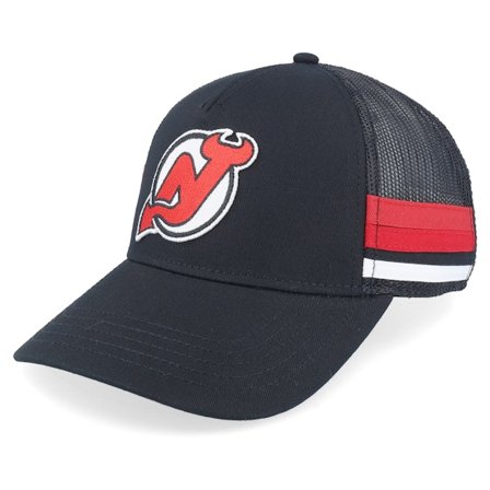 American Needle - New Jersey Devils Hotfoot Black Trucker Trucker Black Cap - NHL @ Hatstore