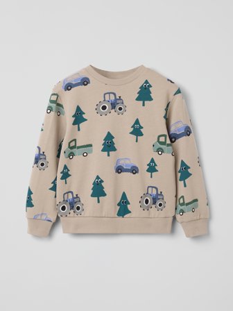 Polarn O. Pyret Sweatshirt - 98 - barnkläder - beige